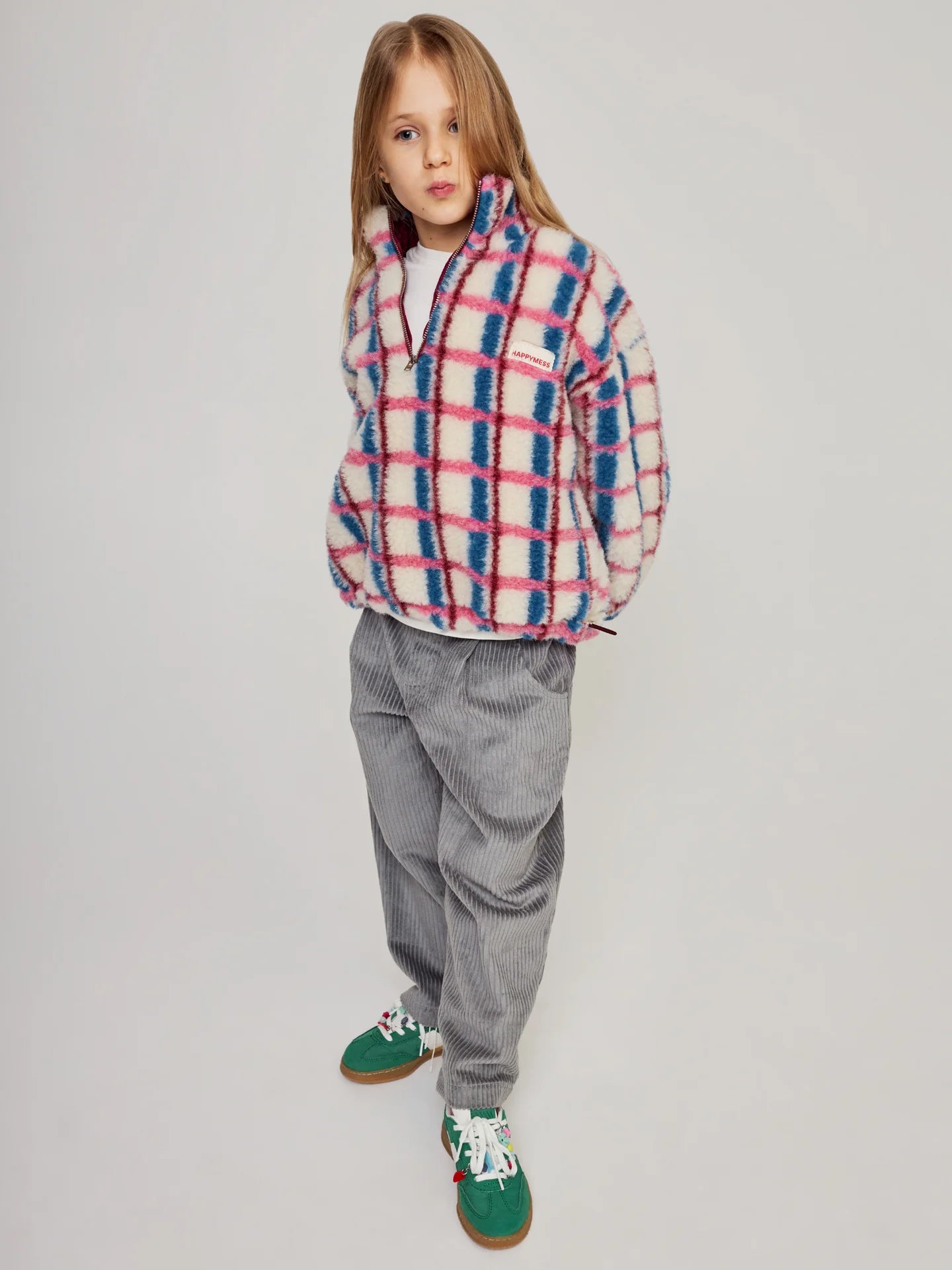 100% Merino Wool Jumper Kids – Pink & Cobalt