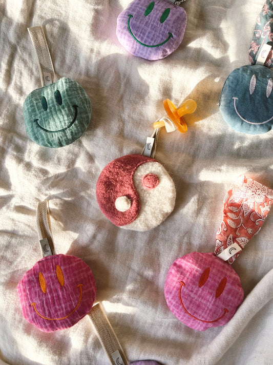 You are the Yin to my Yang Pink Pacifier Cloths