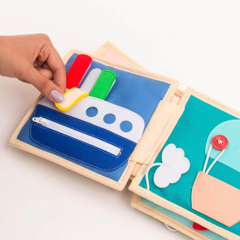 Mini Quiet Book – The Perfect Travel Companion for Little Explorers