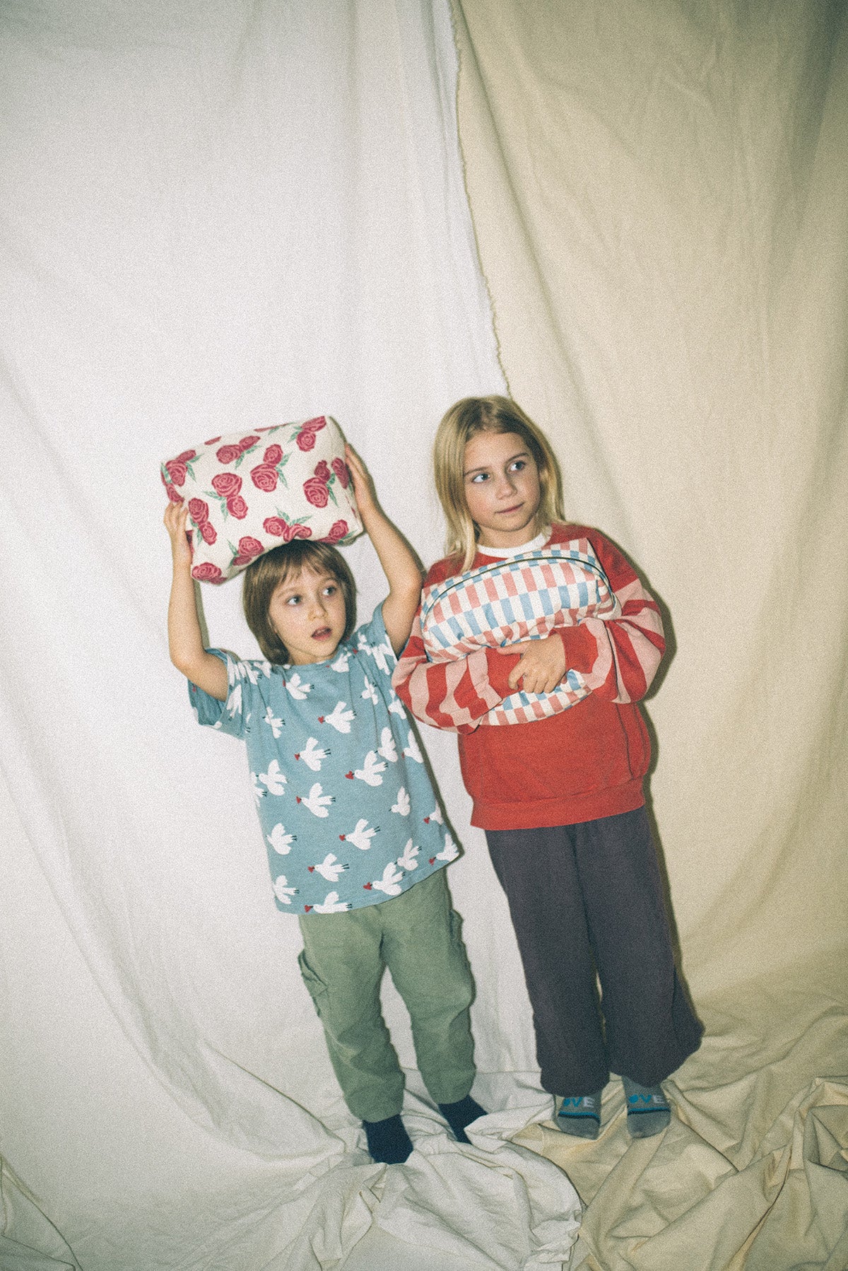 Large Cotton Cosmetic Bag – Vintage Collection