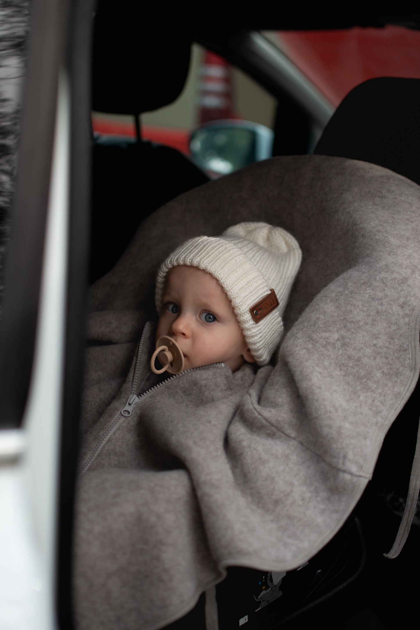 Merino Wool Car Poncho