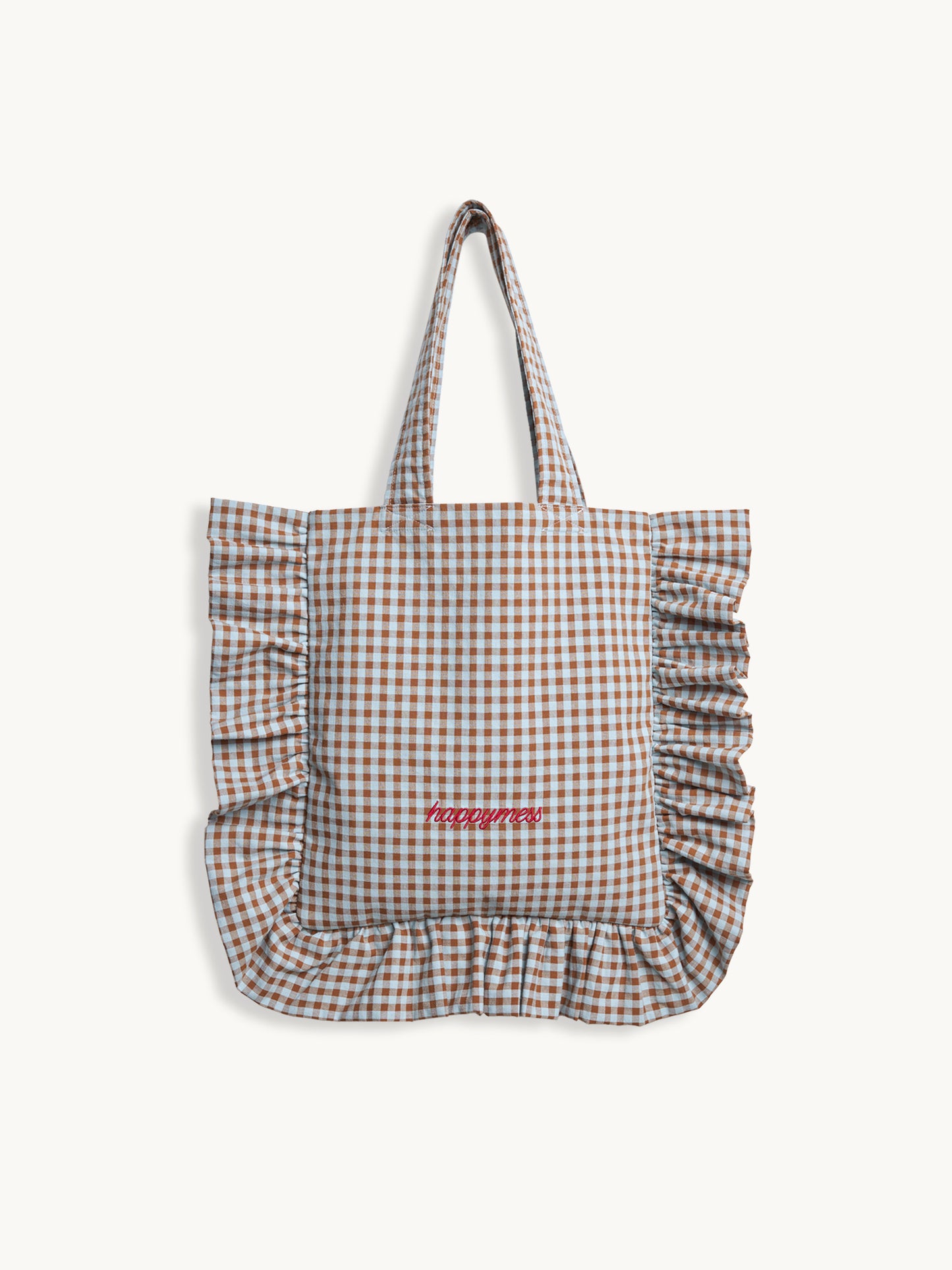 Ruffled Cotton Tote