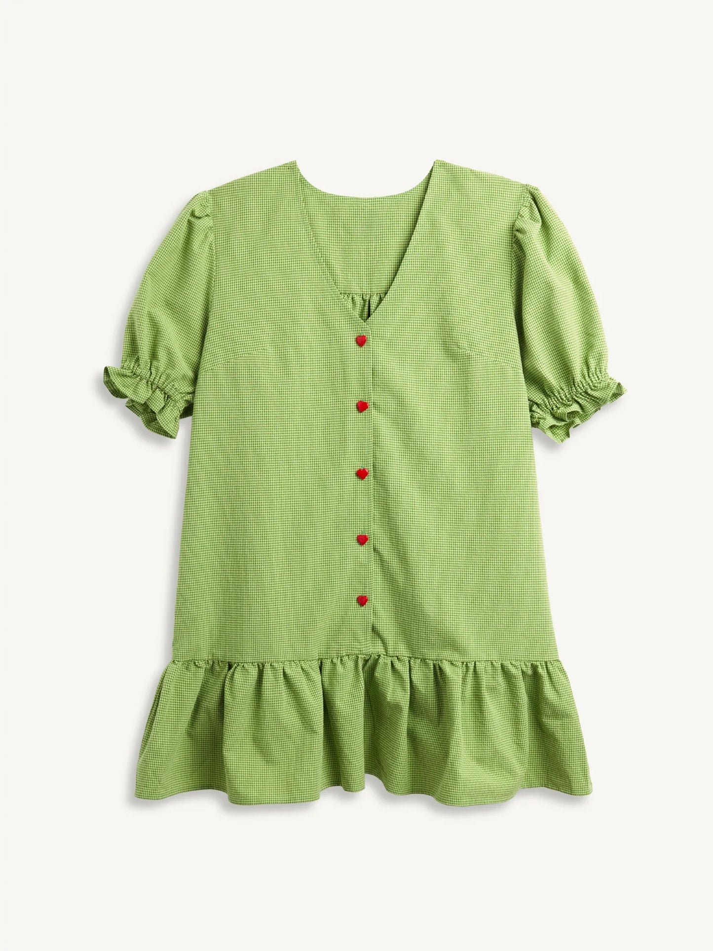 Vichy Ruffle Dress